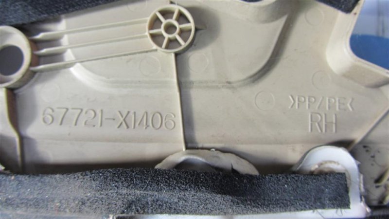 Карта двери задняя правая ES350 06-12 Карта двери задняя правая ES350 06-12