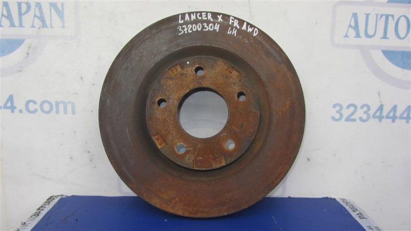 Запчасть тормозной диск передний MITSUBISHI LANCER X 10 07-15 4615A115 Б/У Тормозной диск передний MITSUBISHI LANCER X 10 07-15 4615A115 Б/У