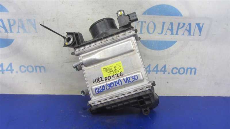 Радиатор интеркулера левый INFINITI Q60 16-20 2018 COUPE 3.0 VR30DDTT 14461-5CA1B Б/У