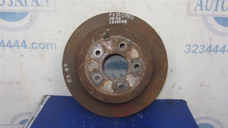 Тормозной диск задний INFINITI FX S50 03-08 2006 Внедорожник 3.5 43206-CA000 Б/У