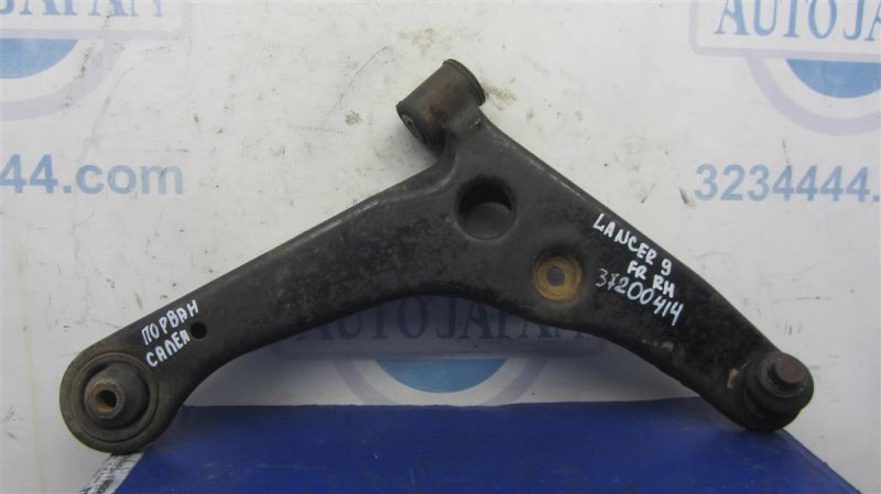 Запчасть рычаг передней подвески нижний передний правый MITSUBISHI LANCER IX 9 03-07 MR403420 Б/У Рычаг передней подвески нижний передний правый MITSUBISHI LANCER IX 9 03-07 MR403420 Б/У