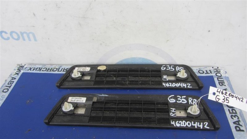 Накладка порога внутрення задняя INFINITI G25/G35/G37/Q40 06-14