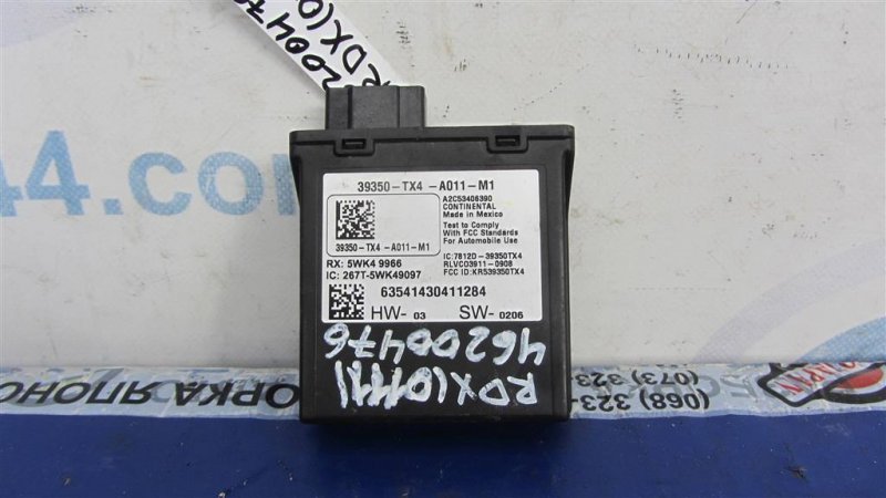 Блок управления дав.в шинах ACURA RDX 12-19 2013 Внедорожник 3.5 39350-TX4-A01 Б/У