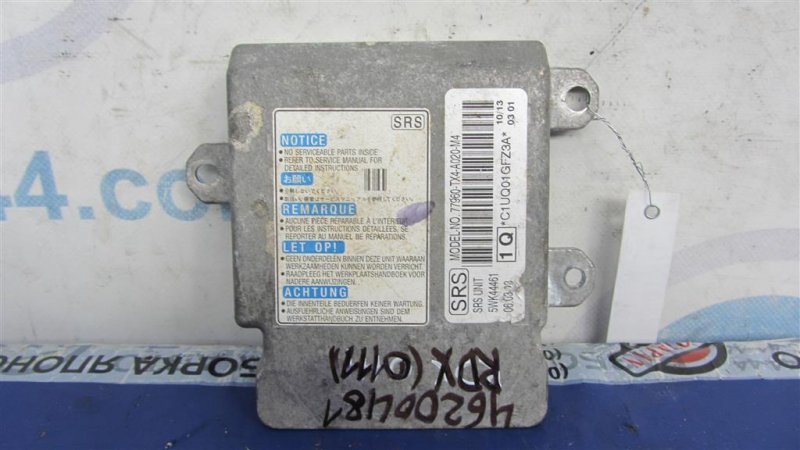 Блок управления AIRBAG ACURA RDX 12-19 2013 Внедорожник 3.5 77960-TX4-A03 Б/У