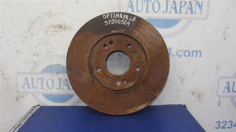 Тормозной диск передний KIA OPTIMA TF 11-16 51712-3Q000 Б/У