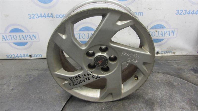 Диск R16 TOYOTA MATRIX 02-08 2004 ZZE132 1.8 LV6 88974913 Б/У