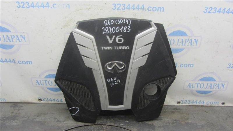Накладка двигателя декоративная INFINITI Q60 16-20 2018 COUPE 3.0 VR30DDTT 14041-5CA0A Б/У