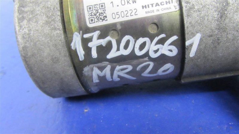Стартер QASHQAI 07-14 MR20 Стартер QASHQAI 07-14 MR20