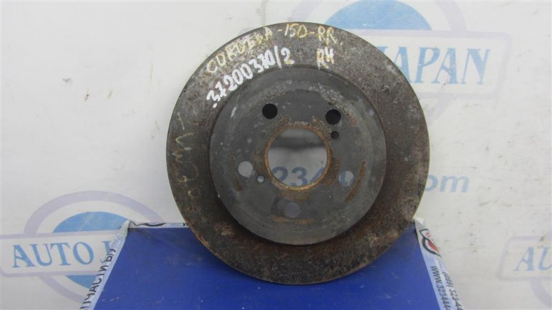 Тормозной диск задний TOYOTA COROLLA 150 06-13 42431-12260 Б/У