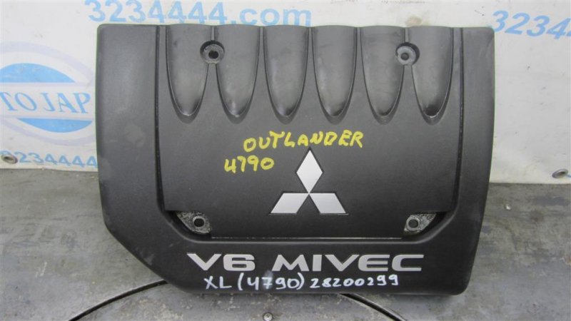 Накладка двигателя декоративная MITSUBISHI OUTLANDER XL 05-13 2006 Внедорожник 3.0 1003A096 Б/У
