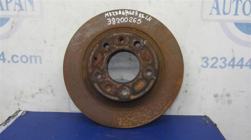 Тормозной диск задний MAZDA 6 GH 07-12 2012 Седан 2.5 GK2Y-26-251H Б/У