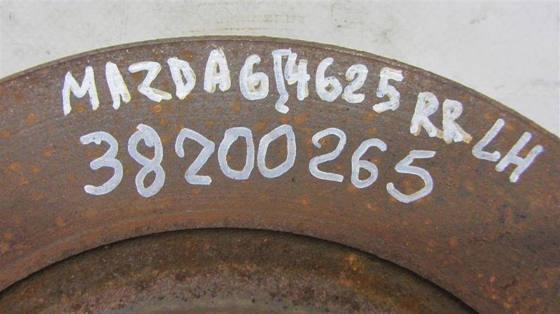 Тормозной диск задний 6 GH 07-12 2012 Седан 2.5