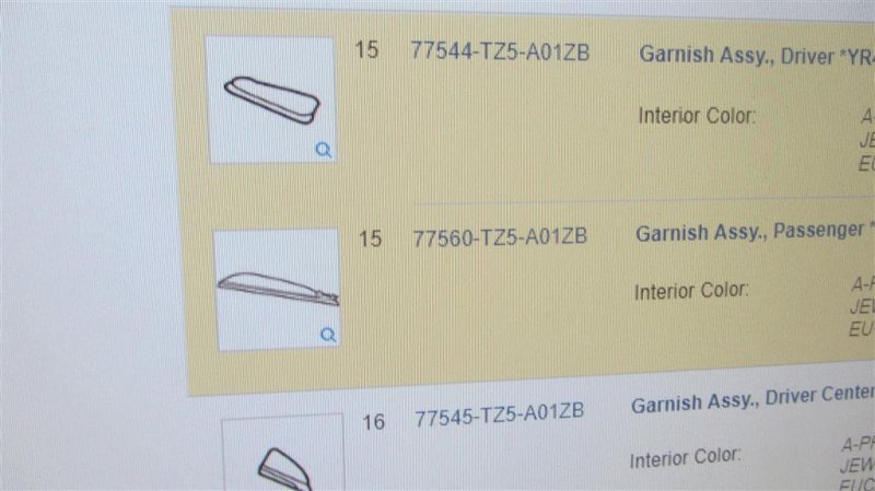 Накладка торпедо ACURA MDX (YD3) 13-21 Внедорожник 3.5 Накладка торпедо ACURA MDX (YD3) 13-21 Внедорожник 3.5