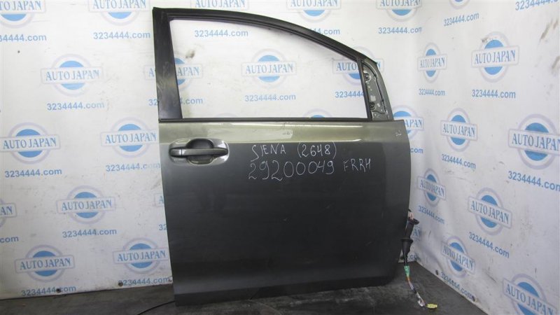 Запчасть дверь передняя правая TOYOTA SIENNA 11-16 2014 Внедорожник 3.5 67001-08040 Б/У Дверь передняя правая TOYOTA SIENNA 11-16 2014 Внедорожник 3.5 67001-08040 Б/У