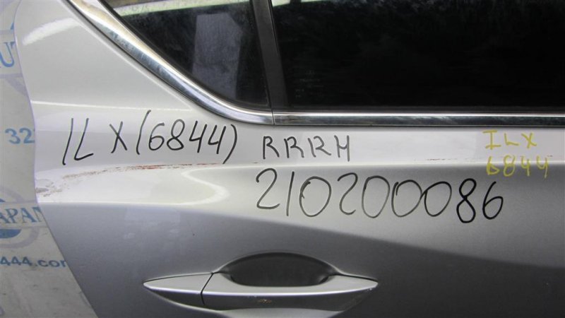 Дверь задняя правая ILX 12-16 2012 Седан 2.0 Дверь задняя правая ILX 12-16 2012 Седан 2.0