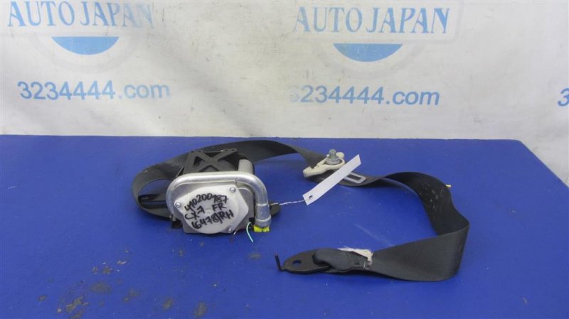 Ремень безопасности передний правый MAZDA CX-7 06-12 2009 Внедорожник 2.3 EHY4-57-L3001 Б/У