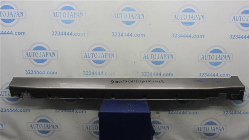 Накладка порога наружная левая KIA SORENTO XM 09-14 2012 Внедорожник 3.5 87539-1U000 Б/У