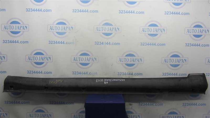 Накладка порога наружная правая INFINITI FX S50 03-08 2004 Внедорожник 3.5 76850-CG000 Б/У