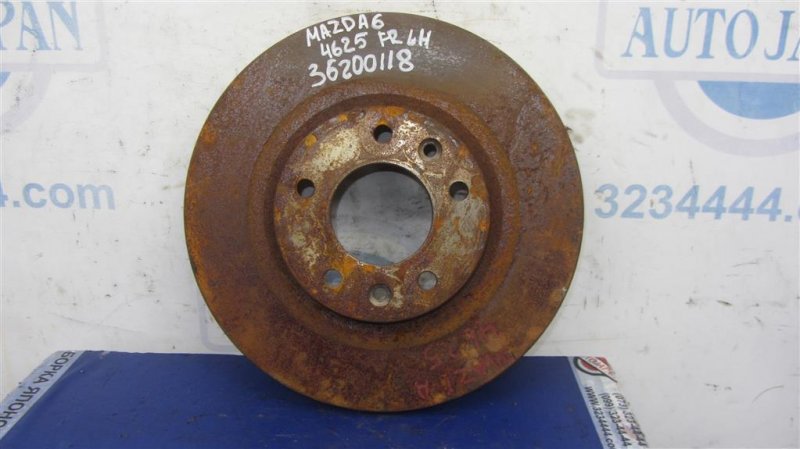 Запчасть тормозной диск передний MAZDA 6 GH 07-12 2012 Седан 2.5 GP7Y3325XB Б/У Тормозной диск передний MAZDA 6 GH 07-12 2012 Седан 2.5 GP7Y3325XB Б/У