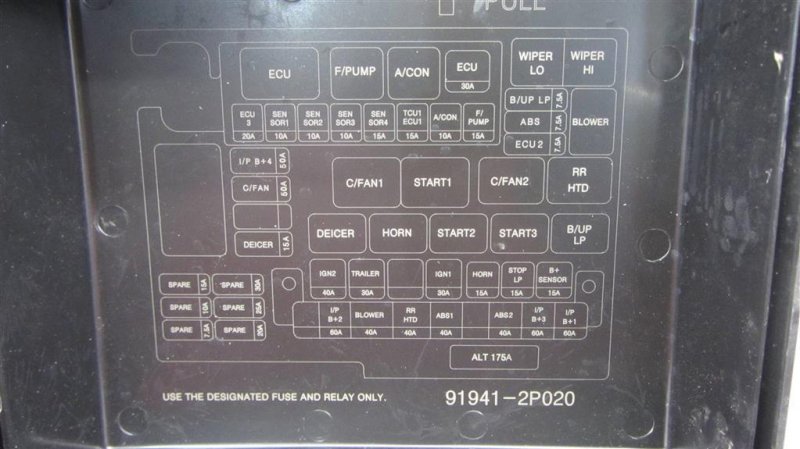 Блок предохранителей моторный отсек SORENTO XM 09-14 2012 Внедорожник 3.5