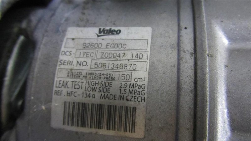 Компрессор кондиционера INFINITI FX S50 03-08 Внедорожник 3.5