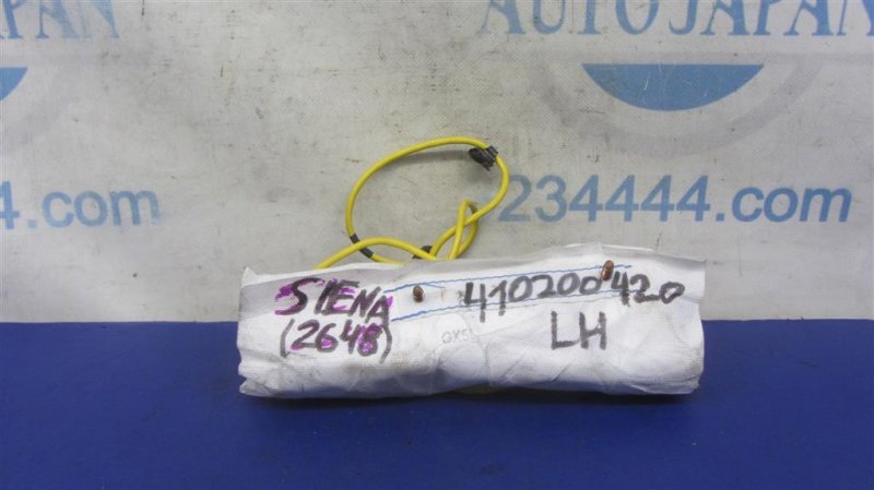 Подушка безопасности в сиденье левая TOYOTA SIENNA 11-16 Внедорожник 3.5 Подушка безопасности в сиденье левая TOYOTA SIENNA 11-16 Внедорожник 3.5