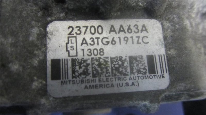 Генератор OUTBACK 09-14 BR 2011 Внедорожник 2.5