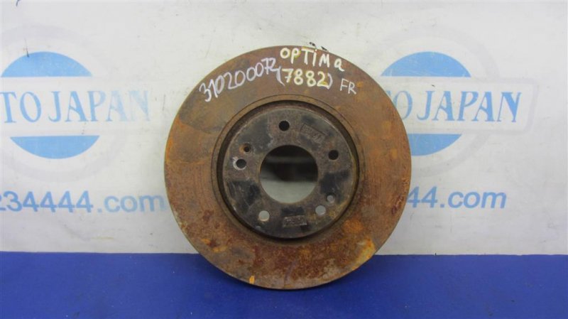 Запчасть тормозной диск передний KIA OPTIMA TF 11-16 2014 Седан 2.4 51712-3Q000 Б/У Тормозной диск передний KIA OPTIMA TF 11-16 2014 Седан 2.4 51712-3Q000 Б/У