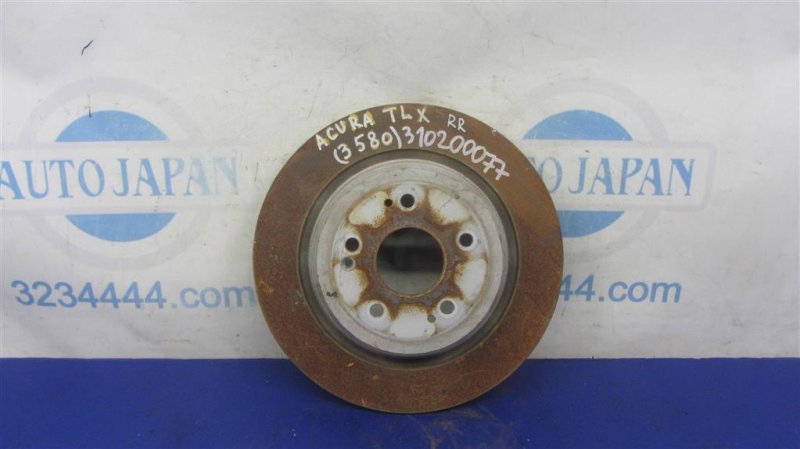 Тормозной диск задний ACURA TLX 14-17 2017 Седан 2.4 42510-TZ3-A51 Б/У