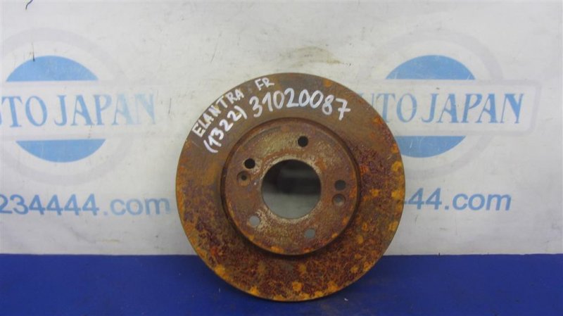 Тормозной диск передний HYUNDAI ELANTRA AD 16- 2017 Седан 2.0 51712-3Y000 Б/У