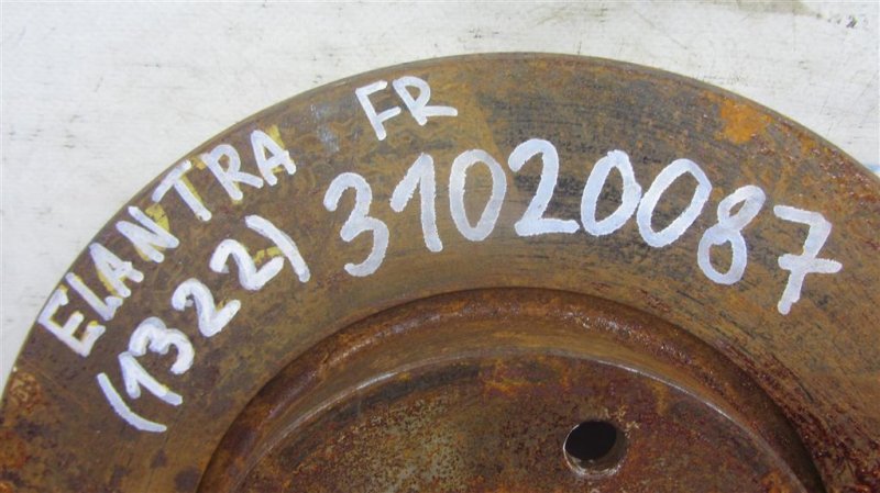 Тормозной диск передний ELANTRA AD 16- 2017 Седан 2.0