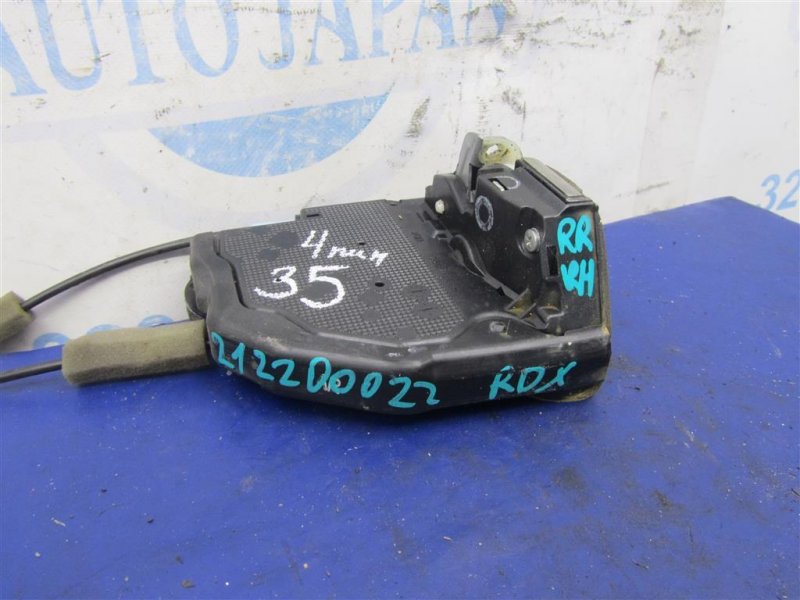 Запчасть замок двери задний правый ACURA RDX 12-19 72610-TR3-A11 Б/У Замок двери задний правый ACURA RDX 12-19 72610-TR3-A11 Б/У