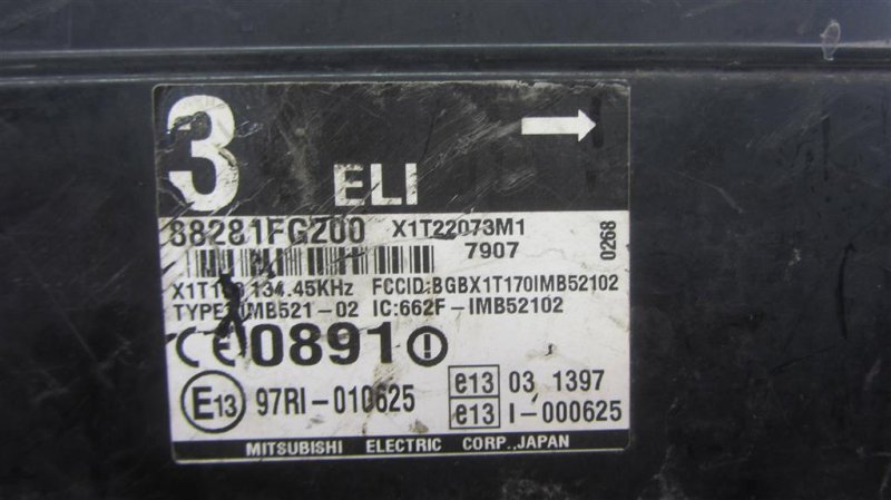 Блок комфорта IMPREZA 07-11 GE/GH