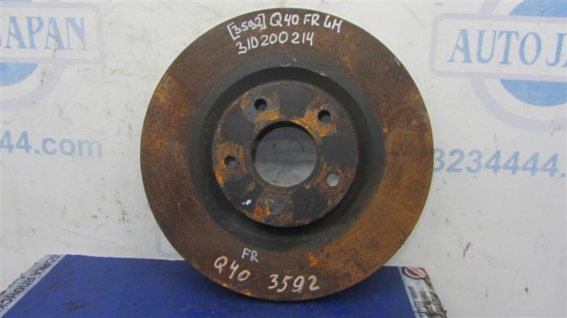 Тормозной диск передний INFINITI G25/G35/G37/Q40 06-14 2014 Седан 3.7 VQ37VHR 40206-EG00B Б/У