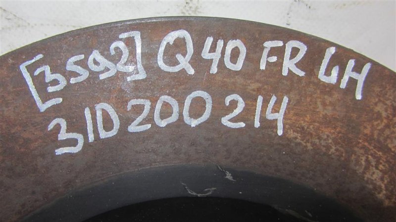 Тормозной диск передний G25/G35/G37/Q40 06-14 2014 Седан 3.7 VQ37VHR