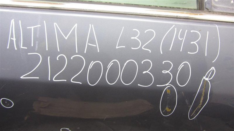Дверь передняя правая ALTIMA L32 07-12 2011 Седан 3.5