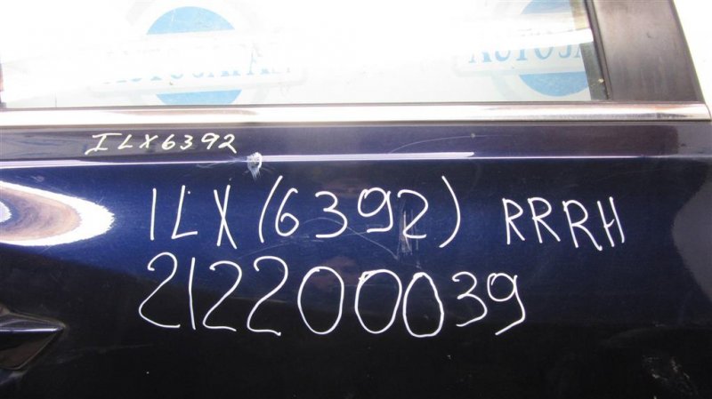 Дверь задняя правая ILX 12-16 2014 Седан 2.0