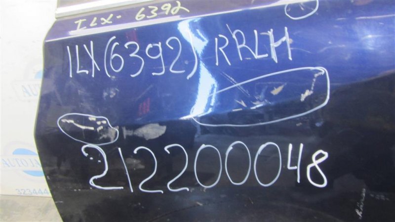 Дверь задняя левая ILX 12-16 2014 Седан 2.0