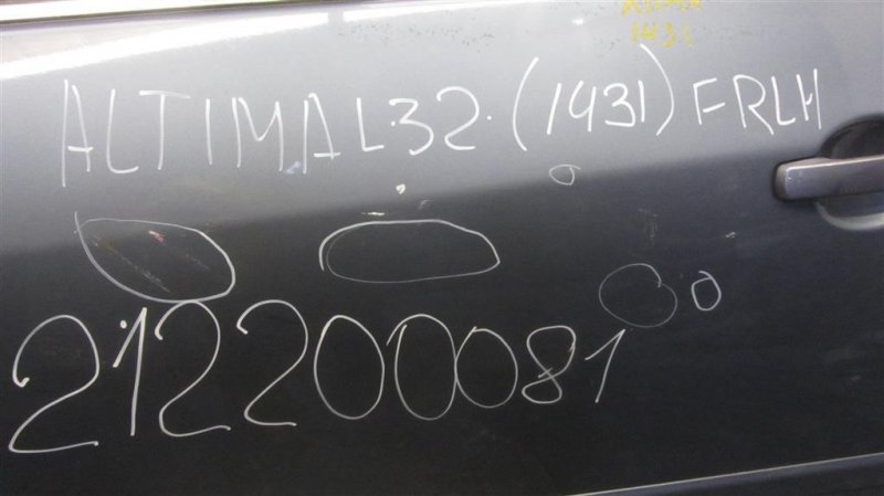Дверь передняя левая ALTIMA L32 07-12 2011 Седан 3.5