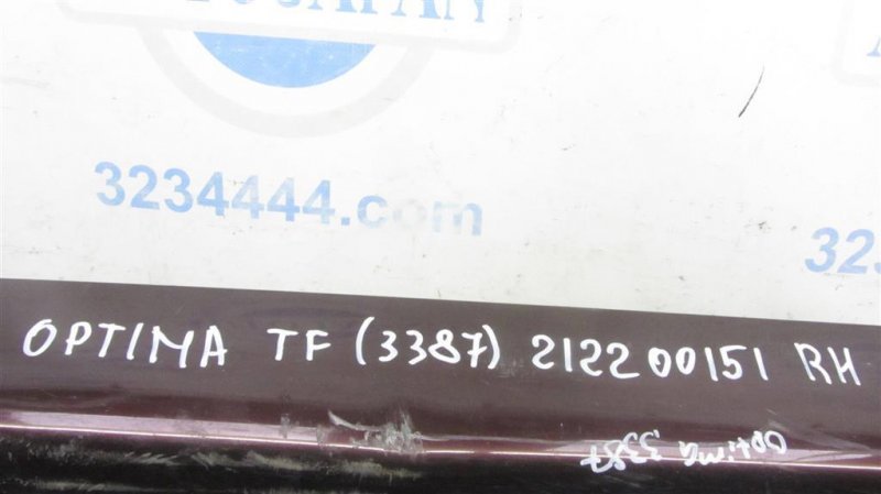 Накладка порога наружная правая OPTIMA TF 11-16 2011 Седан 2
