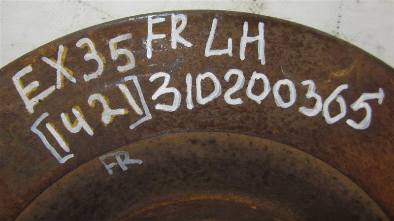 Тормозной диск передний EX35(37) 07-12 2008 Внедорожник 3.5 VQ35HR