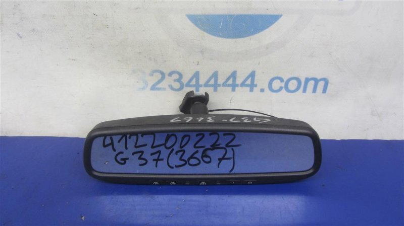 Зеркало салона INFINITI G25/G35/G37/Q40 06-14 2011 Седан 3.7 VQ37VHR 96321-CB00A Б/У
