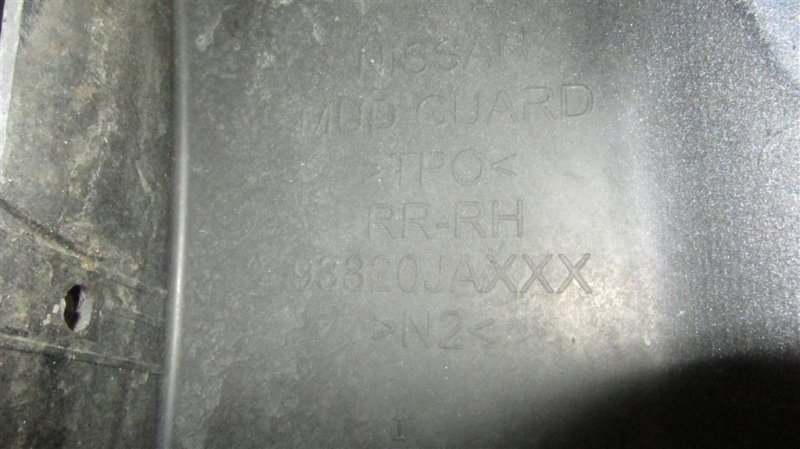 Брызговик задний правый ALTIMA L32 07-12 2011 Седан 3.5 Брызговик задний правый ALTIMA L32 07-12 2011 Седан 3.5