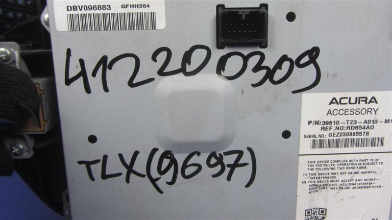 Монитор TLX 14-17 2016 Седан 3.5