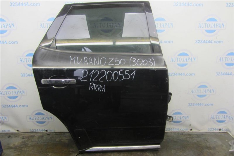 Запчасть дверь задняя правая NISSAN MURANO Z50 02-07 2005 Внедорожник 3.5 H2100-CB0MM Б/У Дверь задняя правая NISSAN MURANO Z50 02-07 2005 Внедорожник 3.5 H2100-CB0MM Б/У