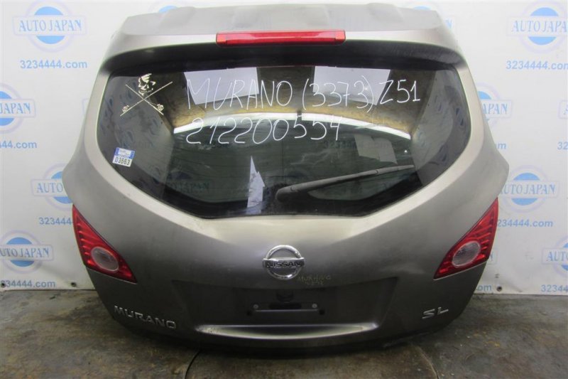 Крышка багажника NISSAN MURANO Z51 07-14 2009 Внедорожник 3.5 90100-1AH9C Б/У