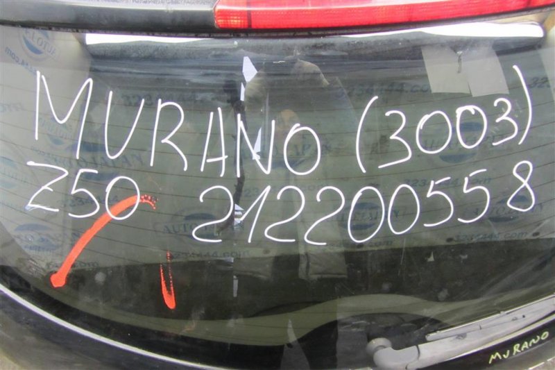 Крышка багажника MURANO Z50 02-07 2005 Внедорожник 3.5 Крышка багажника MURANO Z50 02-07 2005 Внедорожник 3.5