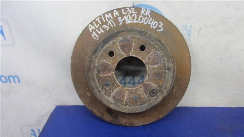 Тормозной диск задний NISSAN ALTIMA L32 07-12 2011 Седан 3.5 43206-JA00A Б/У