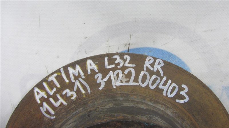 Тормозной диск задний ALTIMA L32 07-12 2011 Седан 3.5