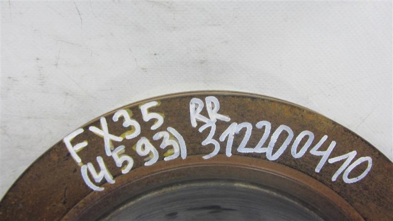 Тормозной диск задний FX/QX70 S51 08-17 2011 Внедорожник 3.5